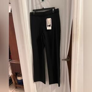 Scott McClintock vintage black dress pants with lace trim on legs and waist sz10